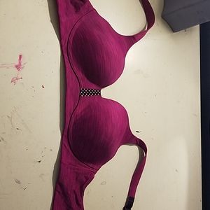 Purple sports bra